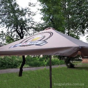 Зонт (Украина) квадрат 4х4 с рюшей